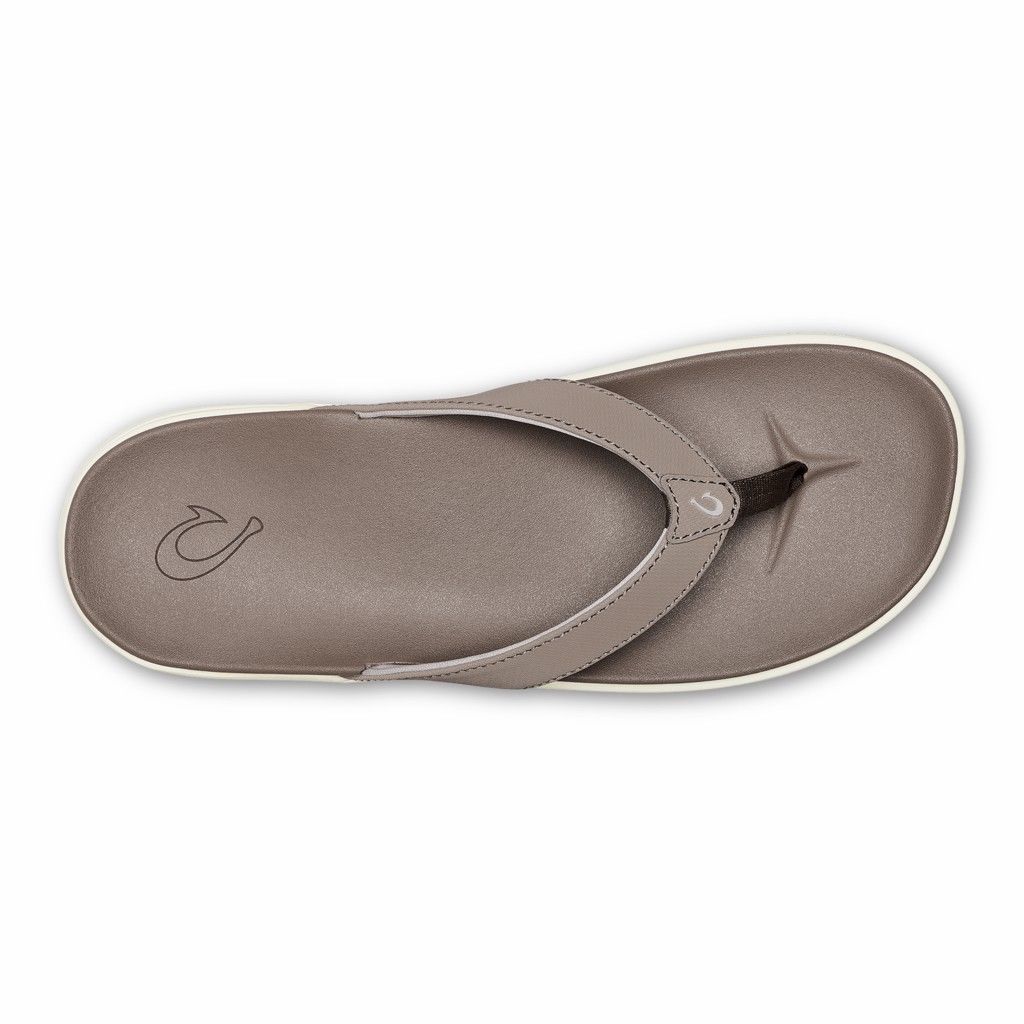 Sandalias Olukai Nu‘a Pi‘o - Chanclas Mujer Cafes 20458-321